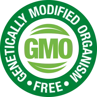 Non-GMO, free from genetically modified organisms